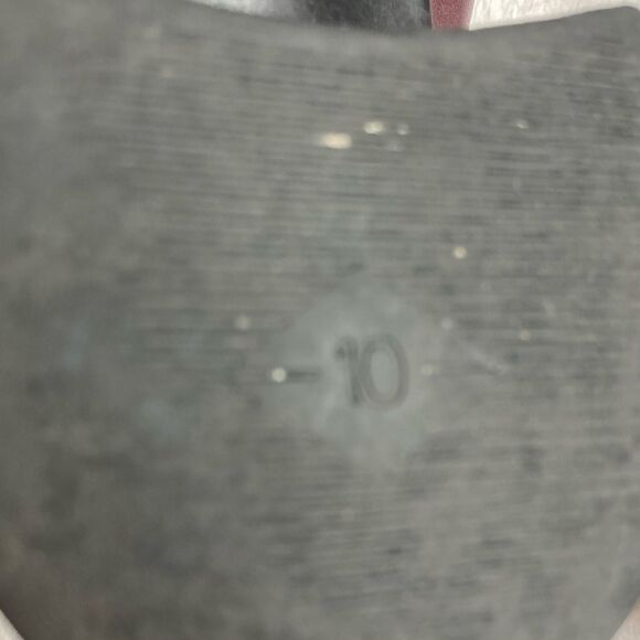 LAURA SCOTT 10 Loafer Burgundy Oxblood Leather Slip-on Heel Buckle Comfort Shoes - Picture 3 of 11